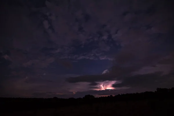 Lightning Bolt Night — Stock Photo, Image