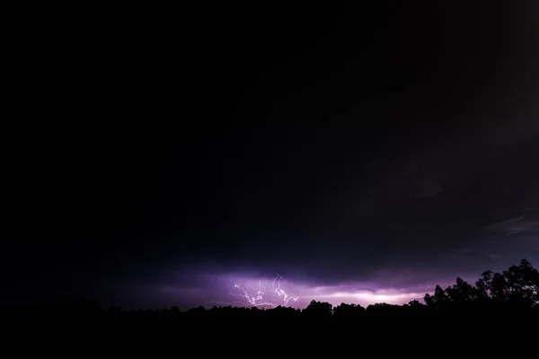 Relâmpago Noite — Fotografia de Stock