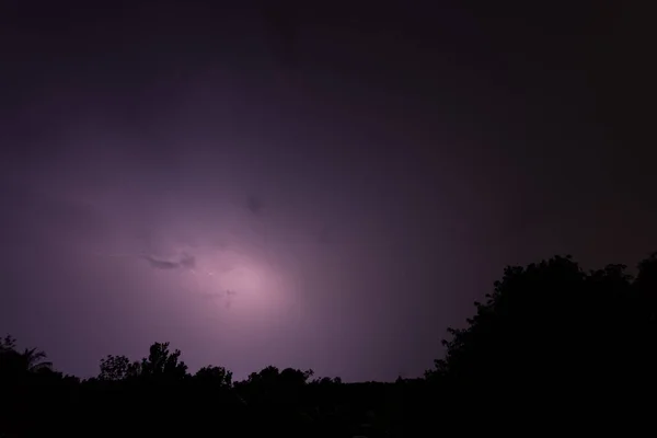 Lightning Strike Night — Stock Photo, Image