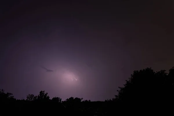 Lightning Strike Night — Stock Photo, Image