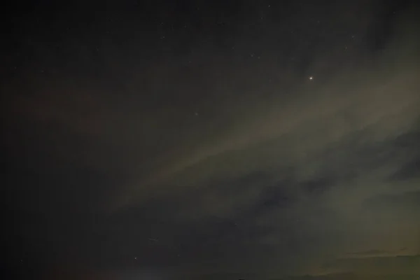 Небо Ночном Фоне — стоковое фото