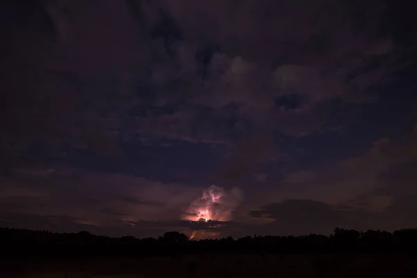 Lightning Bolt Night — Stock Photo, Image