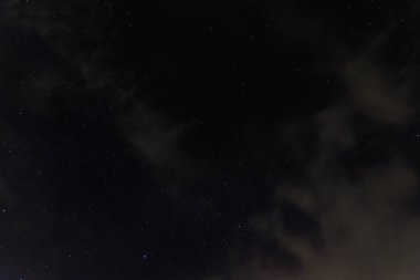 Gece arkaplanındaki gökyüzü