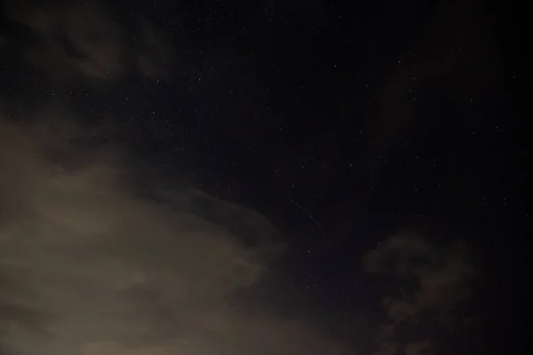 Ночью Небо Звезды — стоковое фото