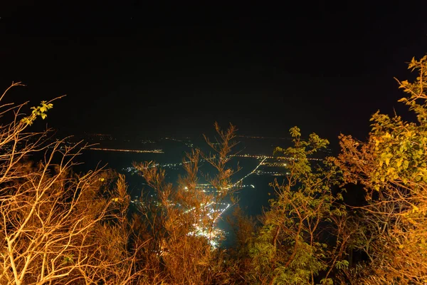 Die Stadt Bei Nacht — Stockfoto