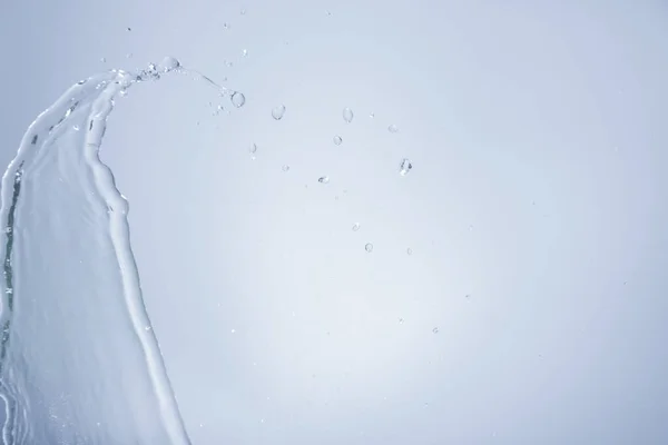 Water Spatten Witte Achtergrond — Stockfoto
