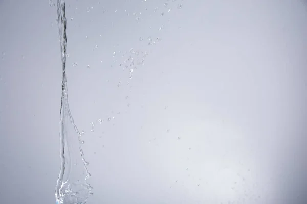 Water Spat Witte Achtergrond — Stockfoto