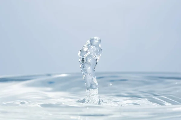 Ondas Gotas Água — Fotografia de Stock