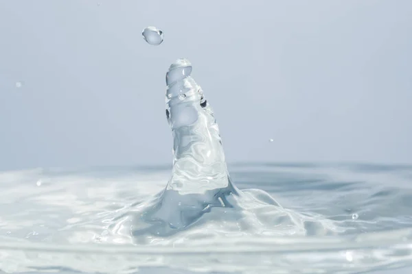 Ondas Gotas Água — Fotografia de Stock