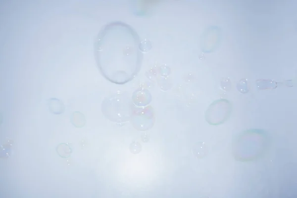 Bubbles Красочный Фон Белый — стоковое фото