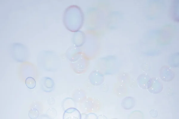 Bubbles Красочный Фон Белый — стоковое фото