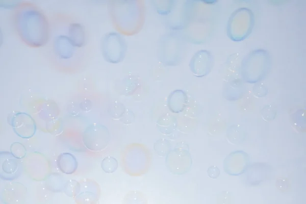 Bubbles Colorful Background White — Stock Photo, Image