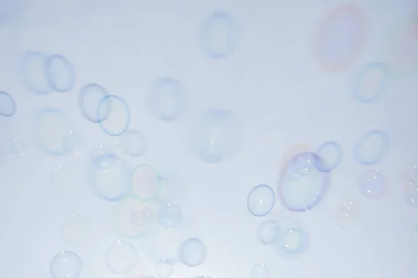 Bubbles Красочный Фон Белый — стоковое фото