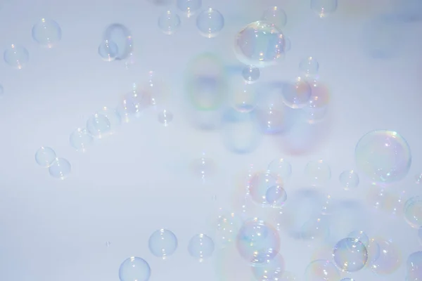 Burbujas Fondo Colorido Blanco — Foto de Stock