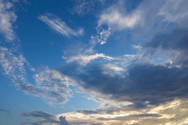 Cielo Fondo Nubes Noche — Foto de Stock