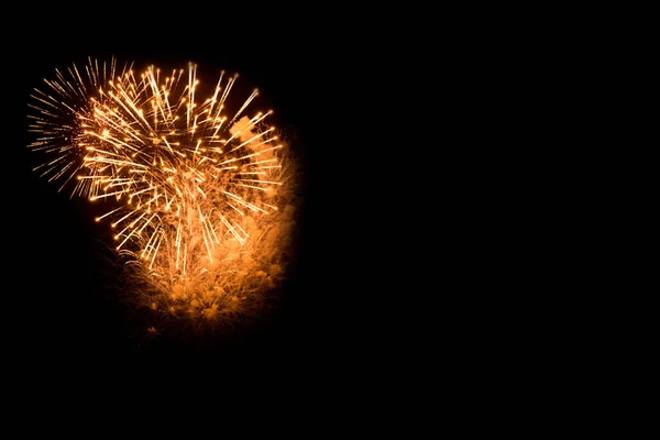 Colori Chiari Dei Fuochi Artificio Facendo Sfondo Bello — Foto Stock