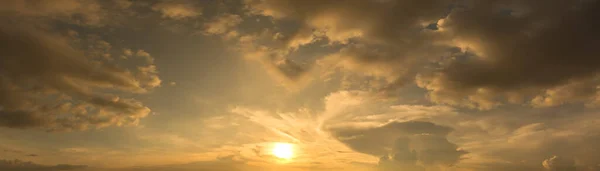 Piękne Niebo Wieczornej Panoramie — Zdjęcie stockowe