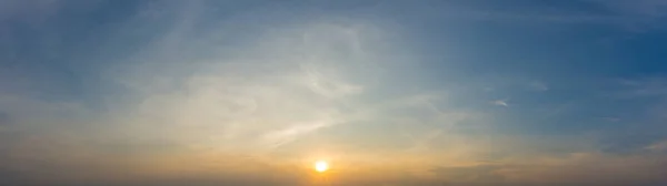 Prachtige Lucht Avond Panorama — Stockfoto