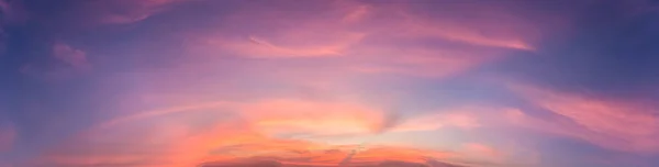 Vacker Himmel Kvällen Panorama — Stockfoto