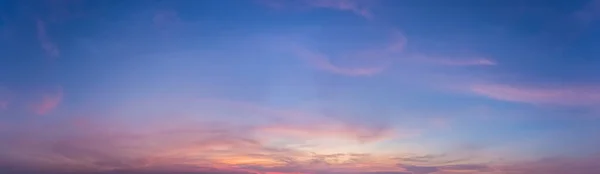 Красивое Небо Вечерней Панораме — стоковое фото