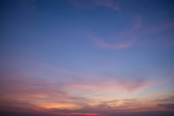 Prachtige Lucht Avond — Stockfoto