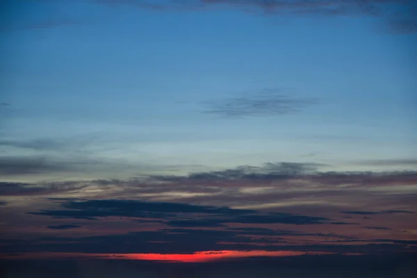 Vista Panorâmica Céu Durante Pôr Sol — Fotografia de Stock