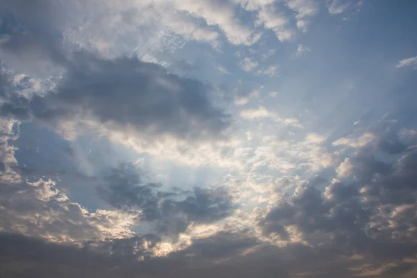 Cielo Nubes Hermoso Por Noche — Foto de Stock