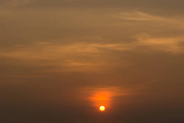 Hermoso Cielo Cuando Sol Brilla — Foto de Stock