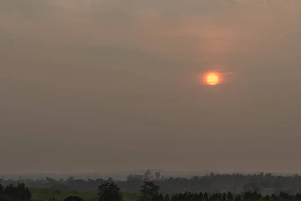 Ciel Magnifique Quand Soleil Brille — Photo