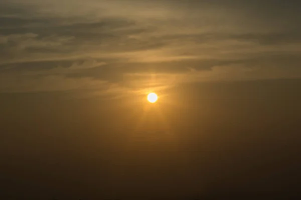 Hermoso Cielo Cuando Sol Brilla — Foto de Stock