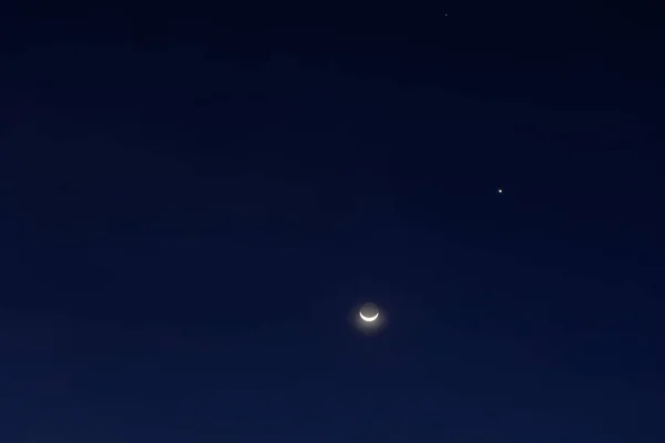 在夜晚的天空 — 图库照片