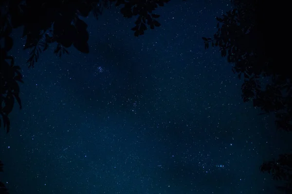 Ουρανός Και Αστέρια Νύχτα — Φωτογραφία Αρχείου