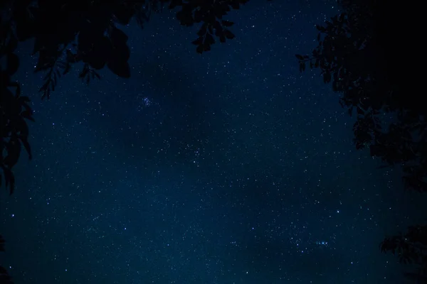 Lucht Sterren Nachts — Stockfoto