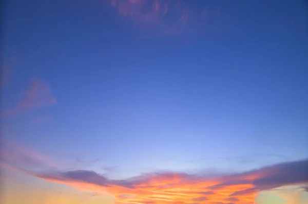 Céu Pôr Sol Nuvens Noite — Fotografia de Stock