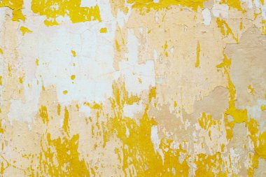 Çatlamak peeling boya, dokulu arka plan ile eski çimento duvar