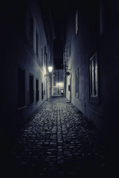 Praga Capital Ciudad Más Grande República Checa Calles Misteriosas Barrio Imagen De Stock
