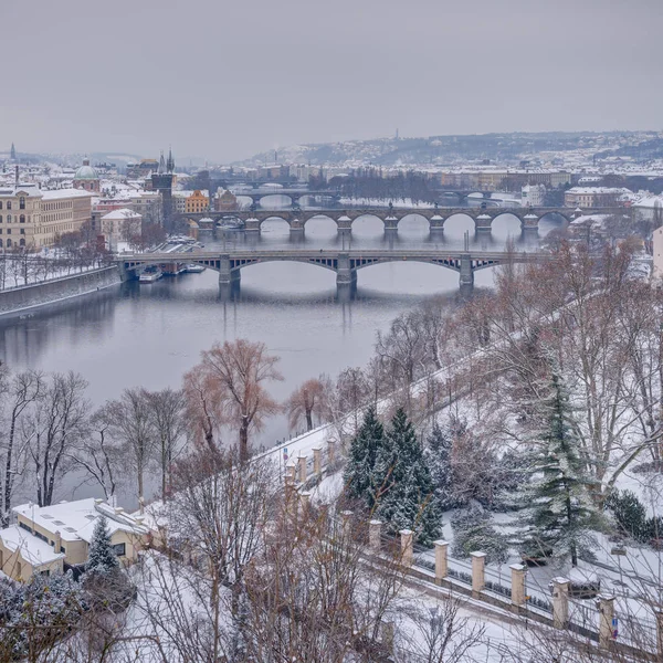 Prag Huvudstad Och Största Stad Tjeckien Den Största Staden Europeiska — Stockfoto