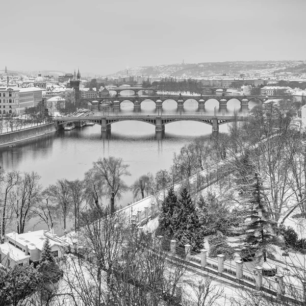 Prag Huvudstad Och Största Stad Tjeckien Den Största Staden Europeiska — Stockfoto