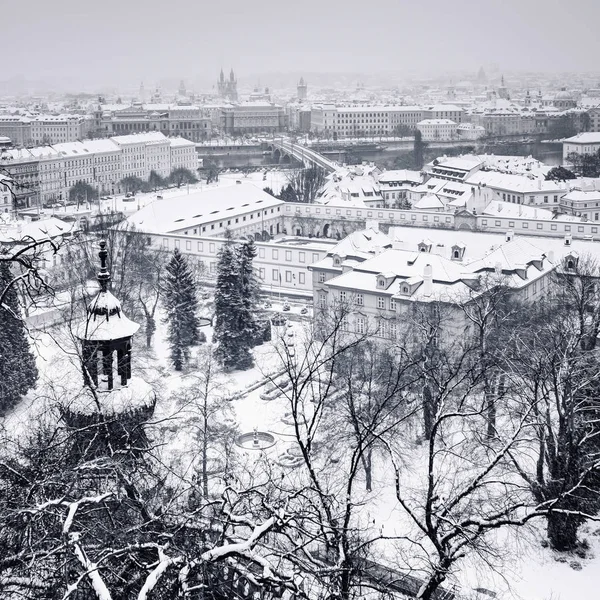 Praga Jest Stolicą Największym Miastem Republice Czeskiej Największym Miastem Unii — Zdjęcie stockowe