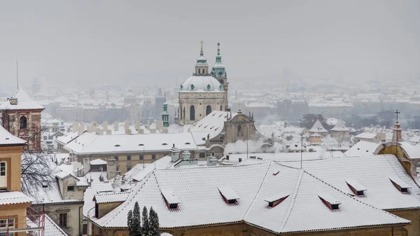 Prag Hovedstaden Største Tjekkiet Den Største Den Europæiske Union Den - Stock-foto