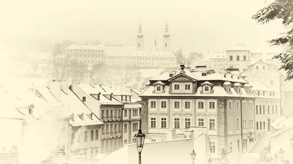 Prag Ist Die Hauptstadt Und Größte Stadt Der Tschechischen Republik — Stockfoto