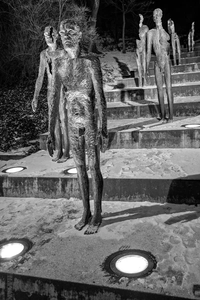 Memorial Vítimas Comunismo Uma Série Estátuas Praga Comemorando Vítimas Era — Fotografia de Stock