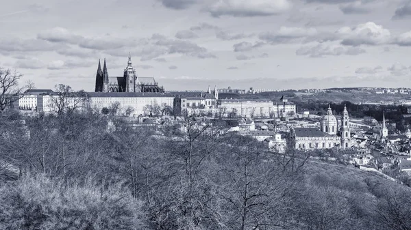 Prague Castle is a castle complex in Prague, Czech Republic, dating from the 9th century. It is the official office of the President of the Czech Republic. The castle was a seat of power for kings of Bohemia, Holy Roman emperors, and presidents of Cz