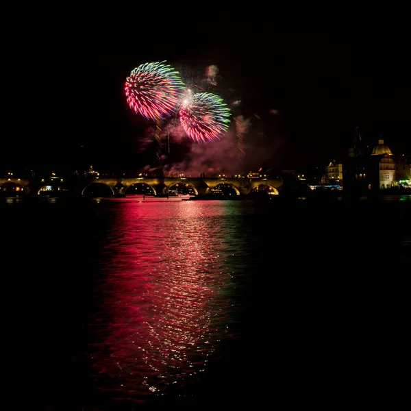 Prague welcomed the 2019 traditional fireworks to the New Year at 18.00. Its name is Prague Free or 30 years since the Velvet Revolution. The light show will show five pictures, each showing one stage of the journey to freedom in 1989.