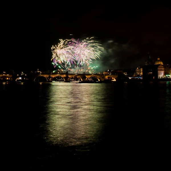 Prague welcomed the 2019 traditional fireworks to the New Year at 18.00. Its name is Prague Free or 30 years since the Velvet Revolution. The light show will show five pictures, each showing one stage of the journey to freedom in 1989.