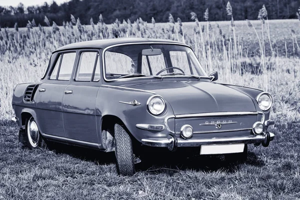 Skoda 1000 Koda 1100 Two Rear Engined Rear Wheel Drive — Stock Photo, Image