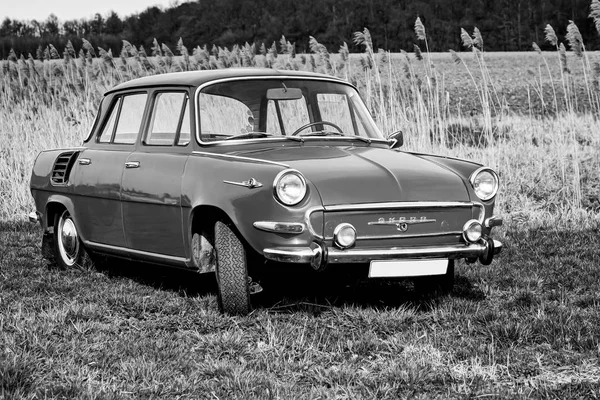 Skoda 1000 Koda 1100 Two Rear Engined Rear Wheel Drive — Stock Photo, Image