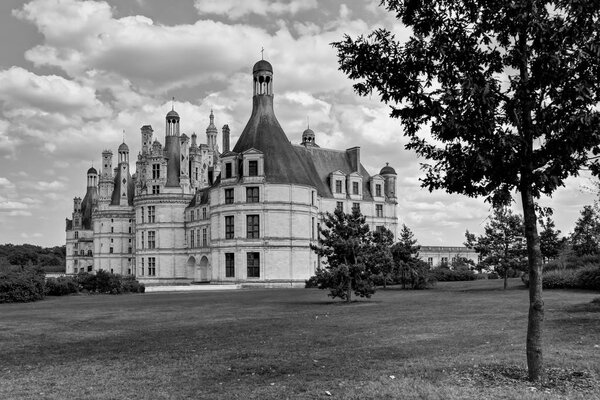 The Chateau de Chambord  in Chambord, Loir-et-Cher, France