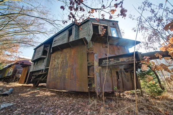 Urbex Quitanieves Riga Tren Para Limpieza Nieve Ferrocarril Abandonado Estacionado — Foto de Stock