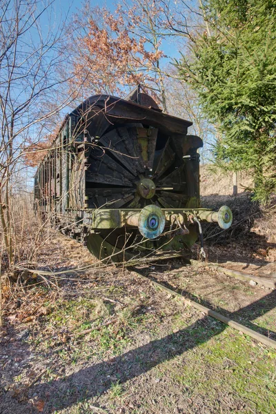 Urbex Henschel Steamer Tren Para Limpieza Nieve Ferrocarril Abandonado Estacionado — Foto de Stock
